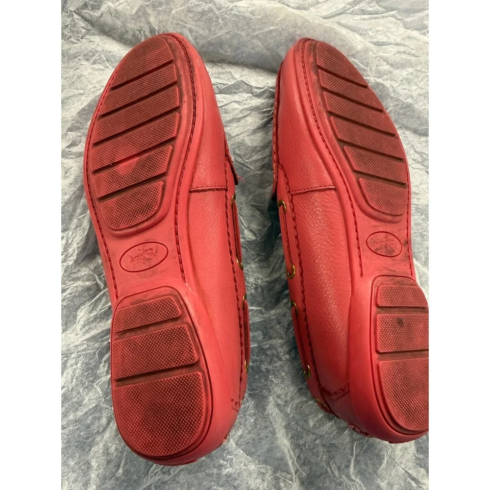 Coach leather pink
